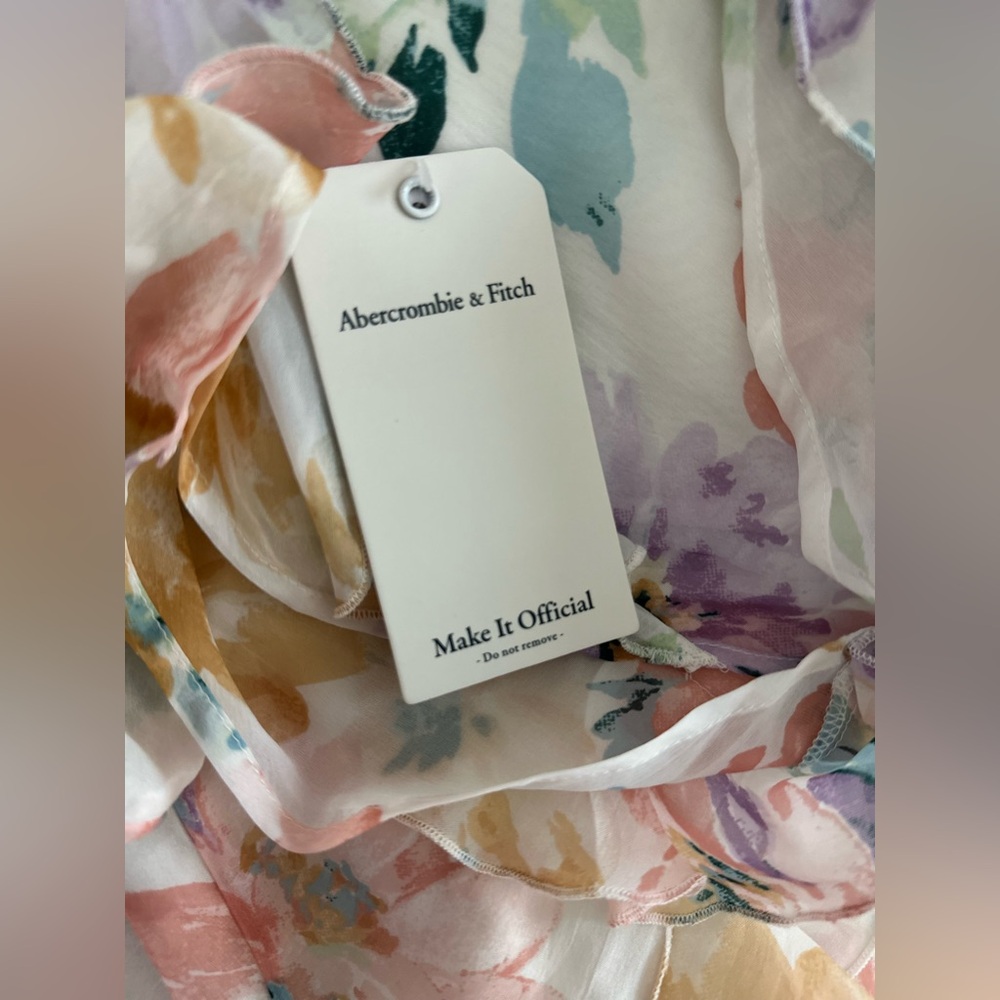 Abercrombie And Fitch Floral Ruffle Dress - Picture 11 of 11